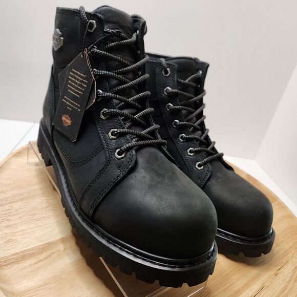 Harley-Davidson Lagarto CT Work Boots – Men’s 9.5 | Black | Composite Toe - Picture 9 of 13